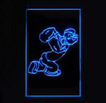 Popeye LED Neon Sign